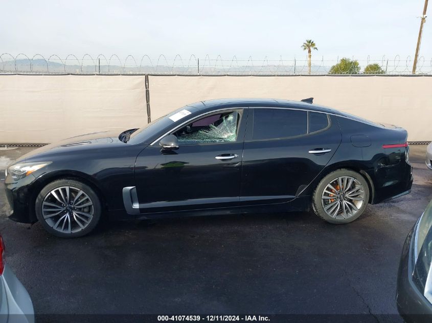 2018 Kia Stinger Premium VIN: KNAE25LAXJ6021256 Lot: 41074539