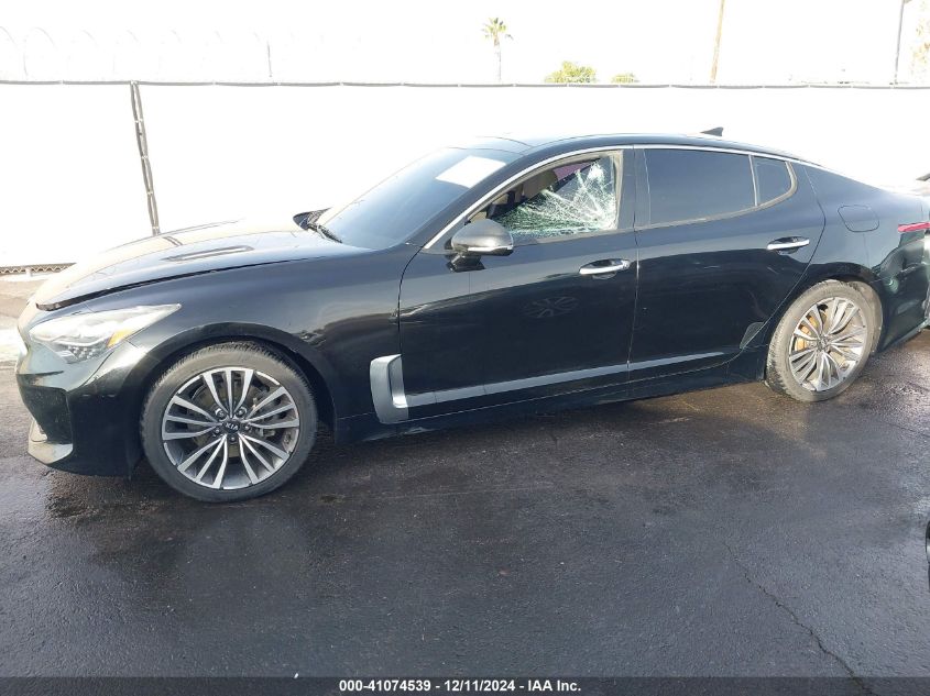 2018 Kia Stinger Premium VIN: KNAE25LAXJ6021256 Lot: 41074539