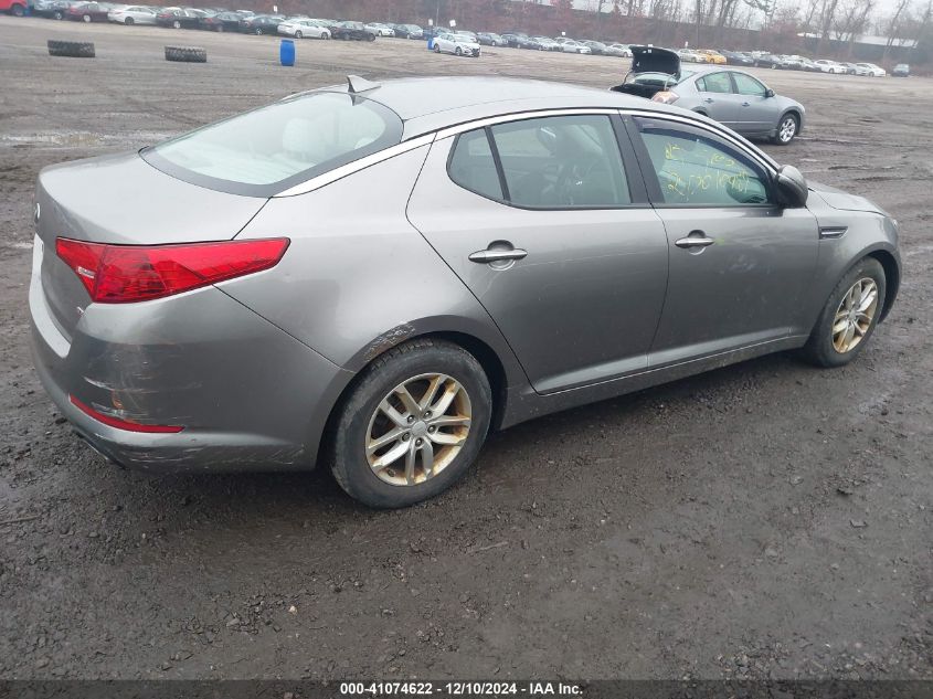 VIN 5XXGM4A7XDG187922 2013 KIA Optima, LX no.4