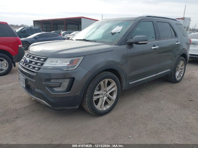 VIN 1FM5K7F83GGA95642 2016 FORD EXPLORER no.2