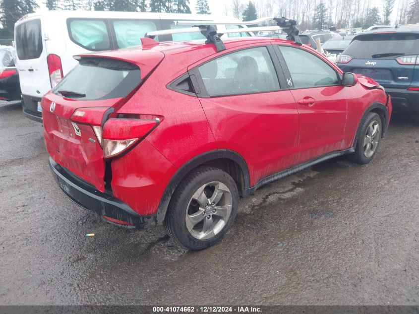 VIN 3CZRU6H3XJG700385 2018 HONDA HR-V no.4