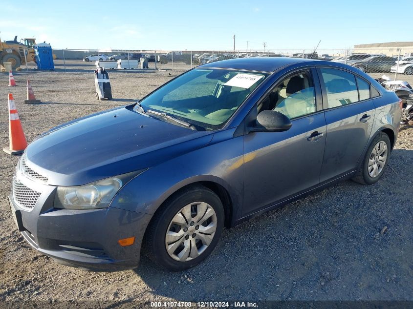 VIN 1G1PB5SG3E7154533 2014 Chevrolet Cruze, Ls Manual no.2