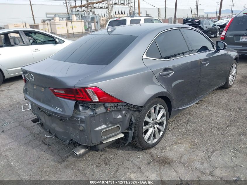 VIN JTHBA1D29G5032710 2016 Lexus IS, 200T no.4