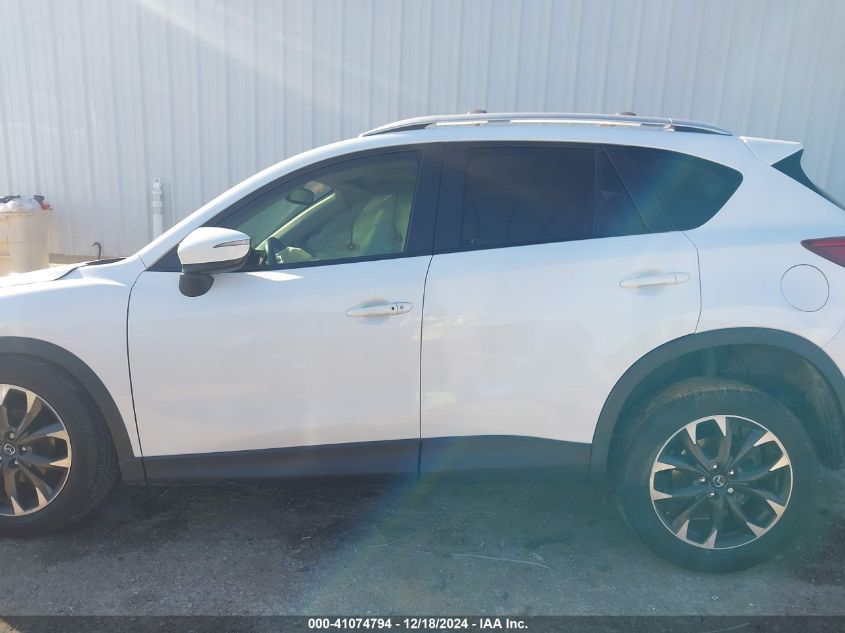 2016 Mazda Cx-5 Grand Touring VIN: JM3KE4DY8G0710072 Lot: 41074794