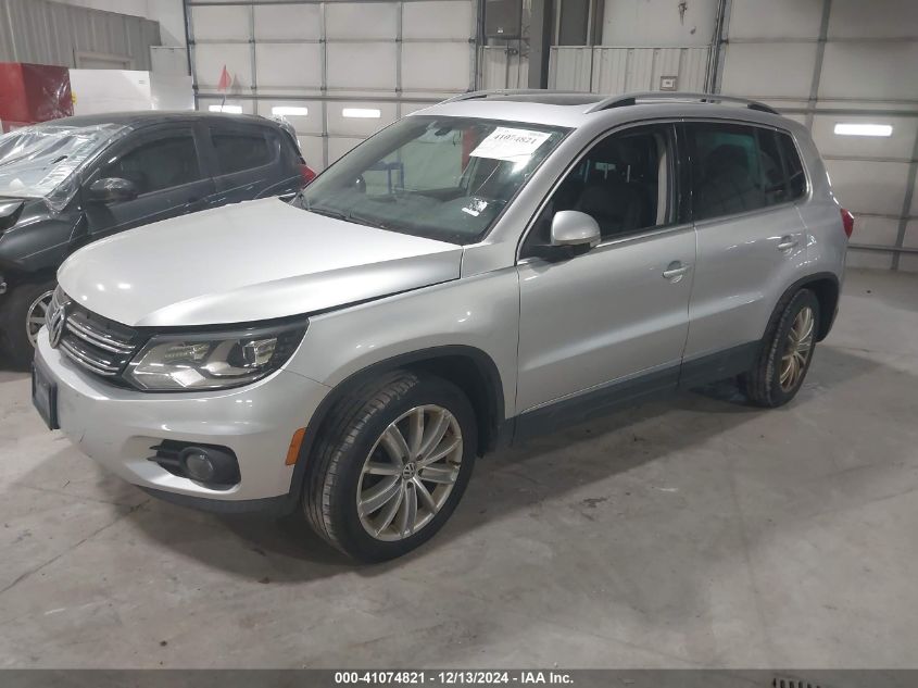 VIN WVGBV7AX9GW508534 2016 Volkswagen Tiguan, SE no.2