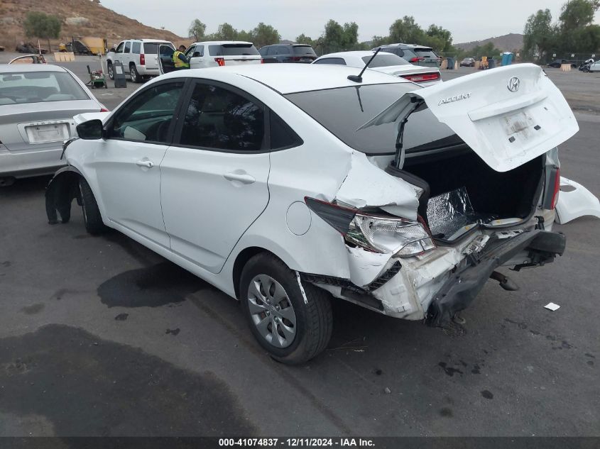 VIN KMHCT4AE7HU235047 2017 Hyundai Accent, SE no.3