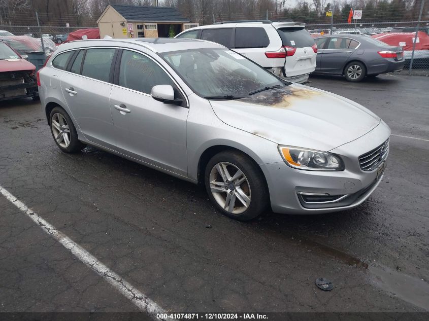 VIN YV1612SB0F1187318 2015 Volvo V60, T5 Premier no.1