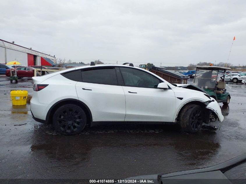 2021 Tesla Model Y Long Range Dual Motor All-Wheel Drive VIN: 5YJYGDEE9MF153364 Lot: 41074885