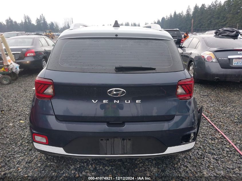 2021 Hyundai Venue Denim VIN: KMHRC8A39MU116393 Lot: 41074921