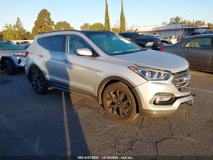 VIN 5XYZW4LA5HG477014 2017 Hyundai Santa Fe, Sport... no.1