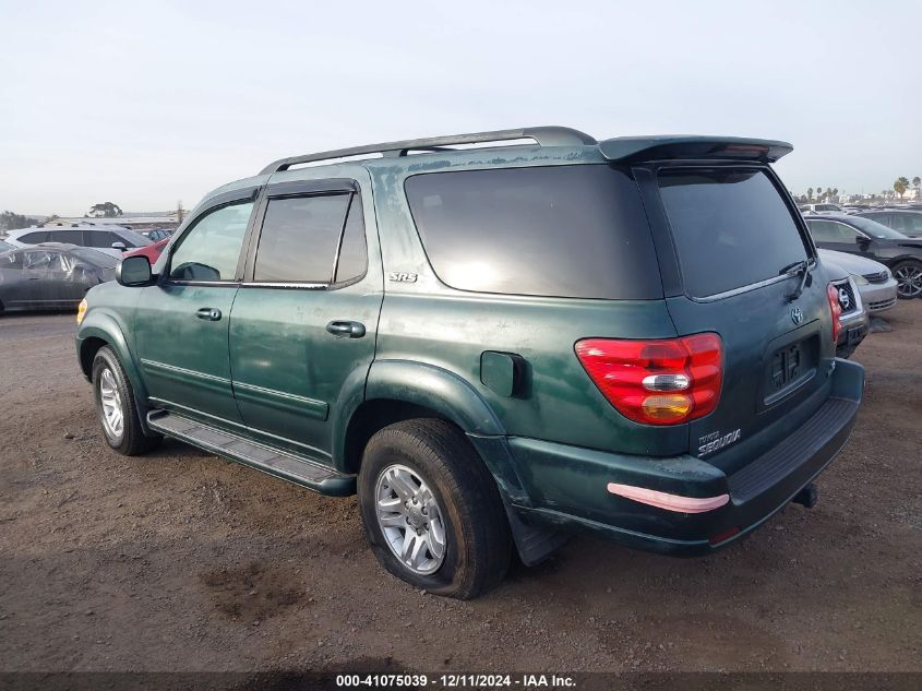 2004 Toyota Sequoia Sr5 V8 VIN: 5TDZT34A94S209159 Lot: 41075039