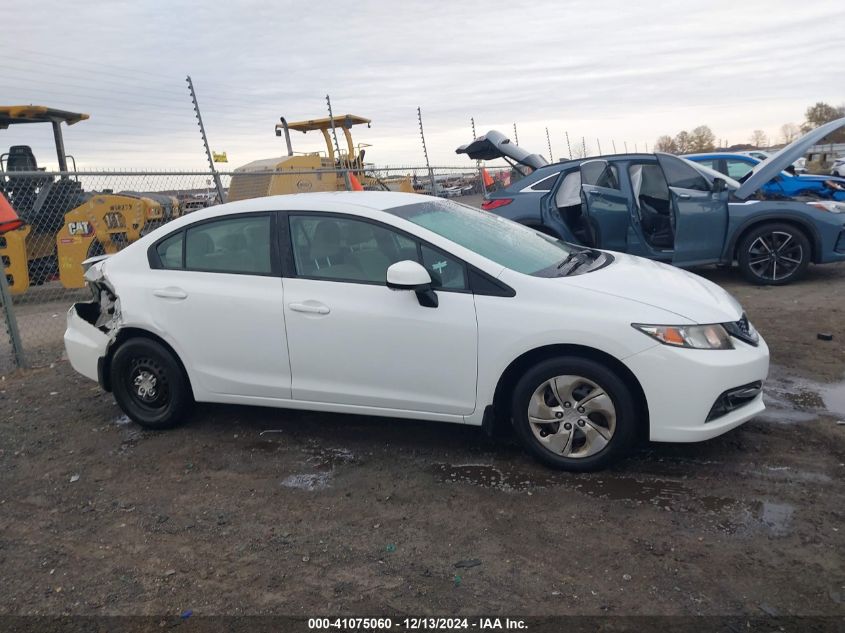 VIN 2HGFB2F56DH550034 2013 Honda Civic, LX no.13