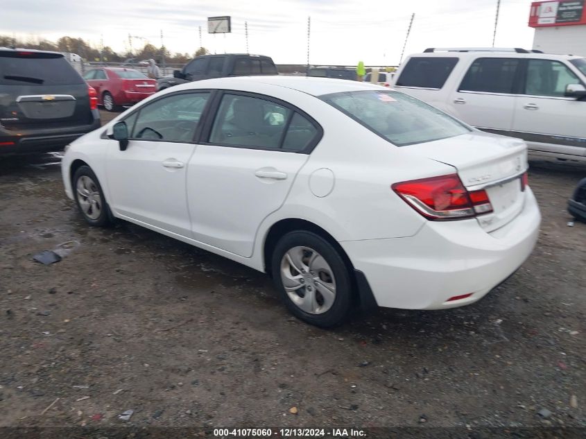 VIN 2HGFB2F56DH550034 2013 Honda Civic, LX no.3