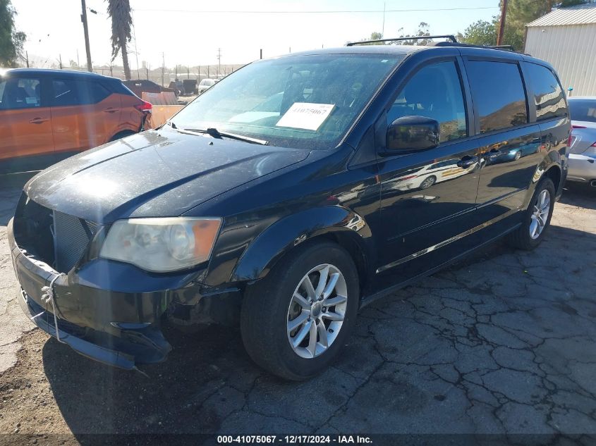 VIN 2C4RDGCG4DR820669 2013 Dodge Grand Caravan, Sxt no.2