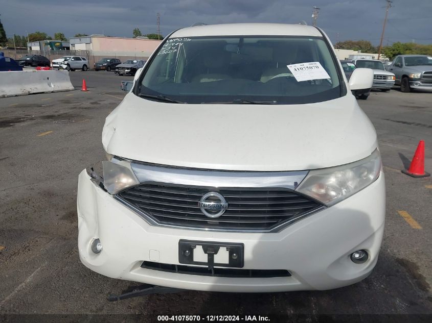 2016 Nissan Quest Sv VIN: JN8AE2KP0G9150874 Lot: 41075070