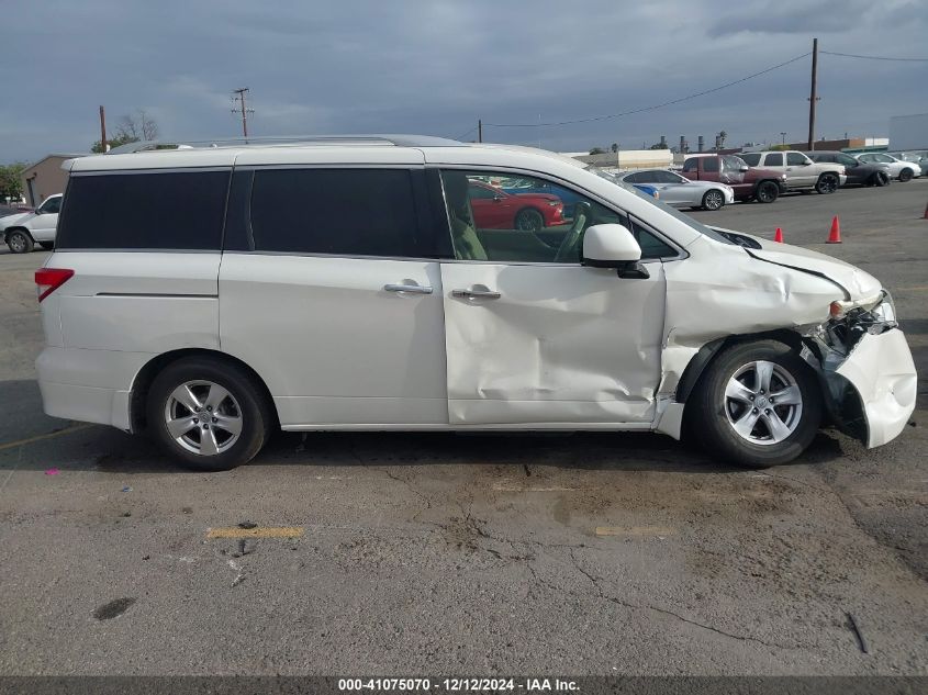 2016 Nissan Quest Sv VIN: JN8AE2KP0G9150874 Lot: 41075070