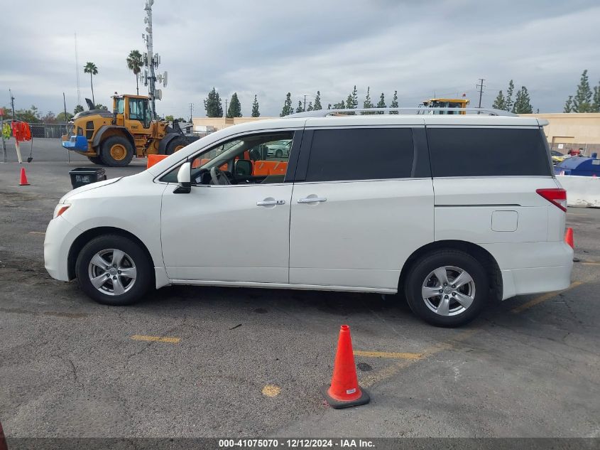 2016 Nissan Quest Sv VIN: JN8AE2KP0G9150874 Lot: 41075070