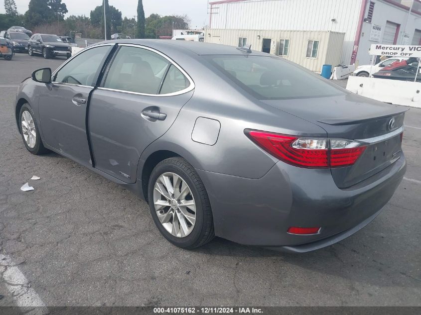 VIN JTHBW1GG7E2039873 2014 Lexus ES, 300H no.3