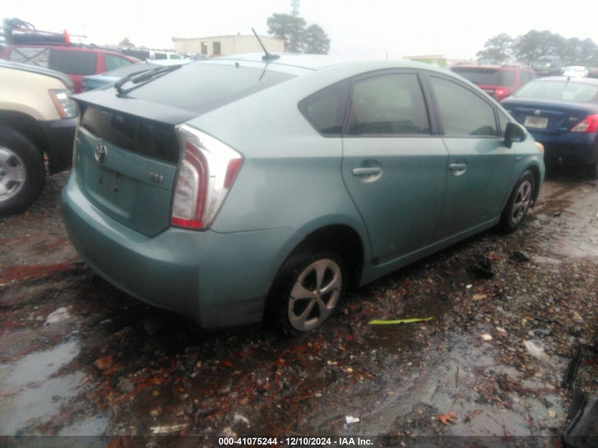 2013 TOYOTA PRIUS VIN: JTDKN3DU2D1687944