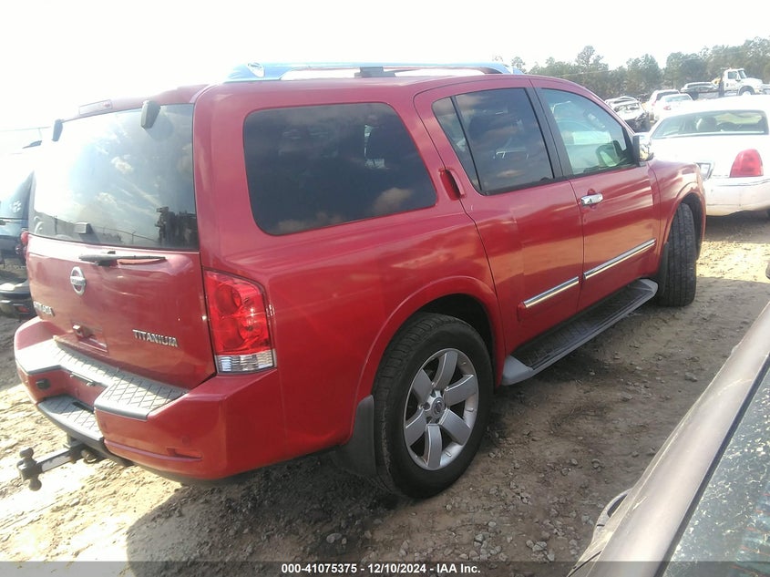Vin: 5n1ba0nd5an616908, lot: 41565467, nissan armada titanium 20104
