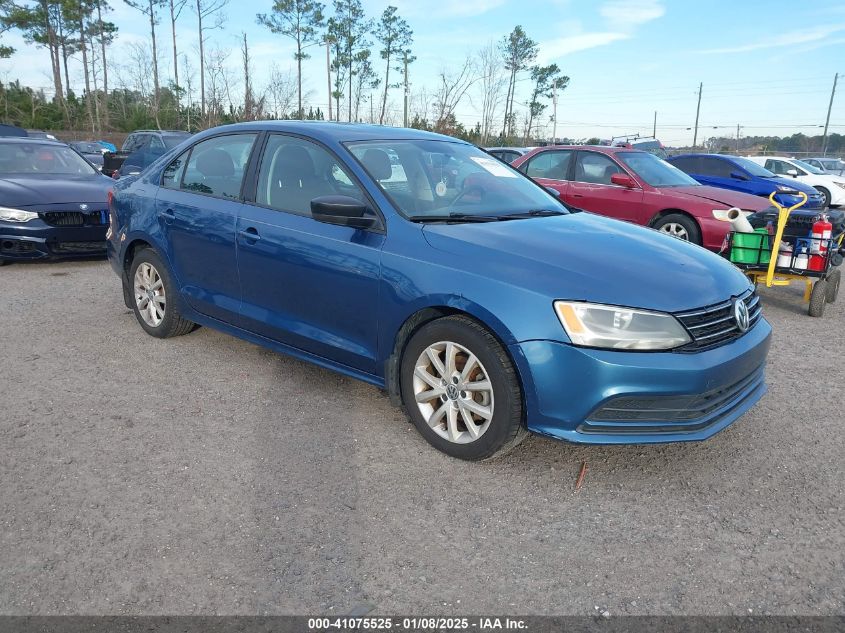 VIN 3VWD17AJ5FM268950 2015 Volkswagen Jetta, 1.8T Se no.1