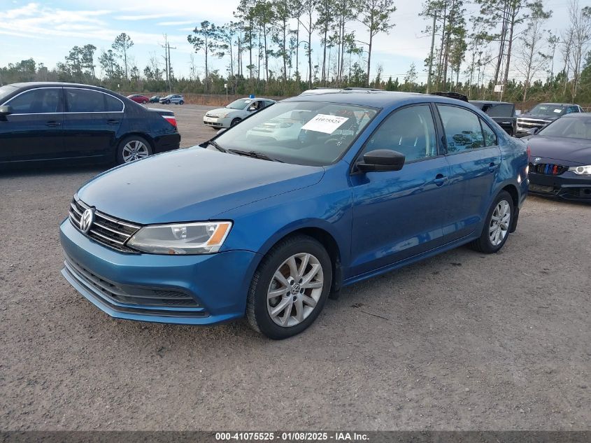 VIN 3VWD17AJ5FM268950 2015 Volkswagen Jetta, 1.8T Se no.2