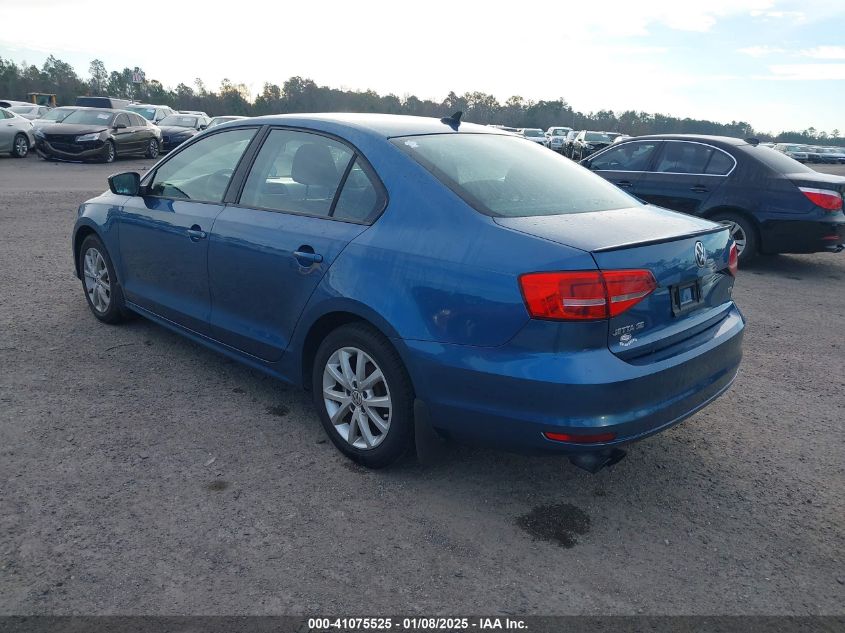 VIN 3VWD17AJ5FM268950 2015 Volkswagen Jetta, 1.8T Se no.3