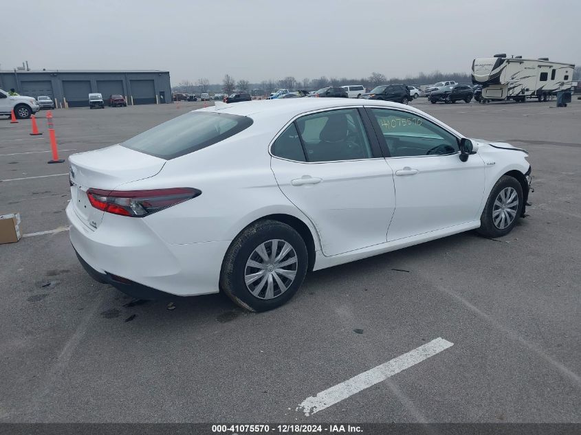 VIN 4T1C31AK5MU561556 2021 Toyota Camry, Le Hybrid no.4