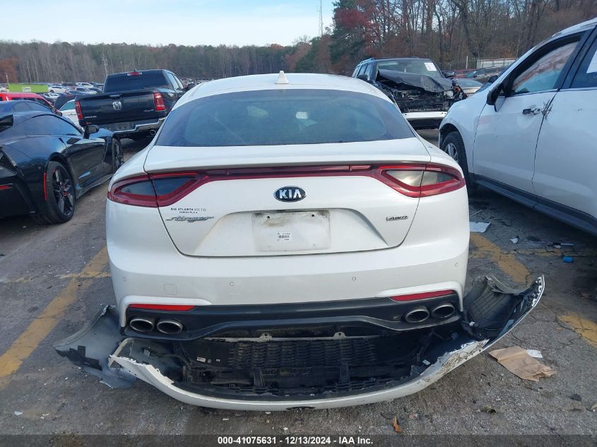 2018 Kia Stinger Premium VIN: KNAE25LA7J6015575 Lot: 41075631