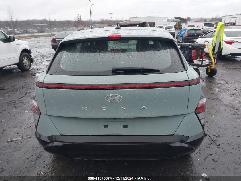 2024 Hyundai Kona Se VIN: KM8HA3AB6RU116418 Lot: 41075674