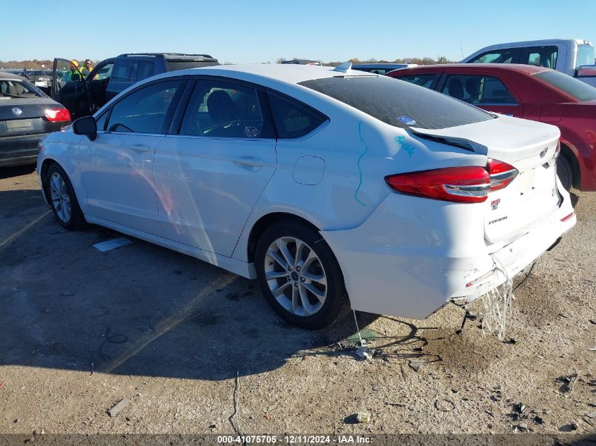 VIN 3FA6P0HD9LR258900 2020 Ford Fusion, SE no.3