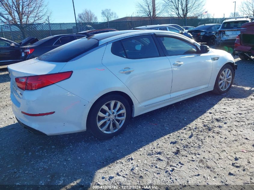 VIN 5XXGN4A79EG283653 2014 KIA Optima, EX no.4