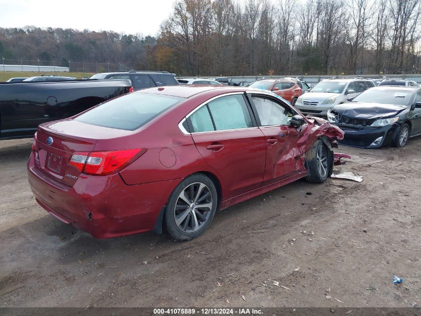 VIN 4S3BNBN68F3042037 2015 Subaru Legacy, 2.5I Limited no.4