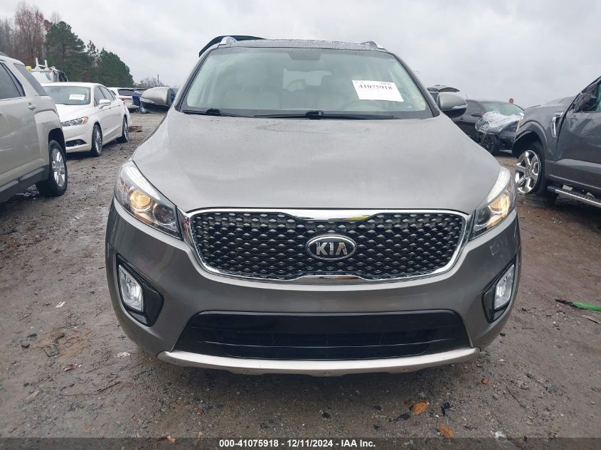 VIN 5XYPK4A54HG192605 2017 KIA Sorento, 3.3L Sx no.12