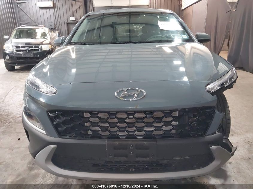 2022 Hyundai Kona Se VIN: KM8K2CAB8NU879568 Lot: 41076016