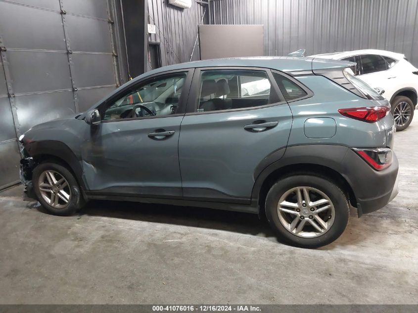 2022 Hyundai Kona Se VIN: KM8K2CAB8NU879568 Lot: 41076016