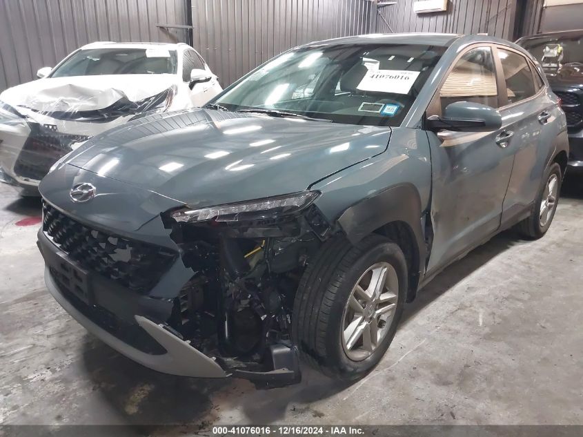 2022 Hyundai Kona Se VIN: KM8K2CAB8NU879568 Lot: 41076016