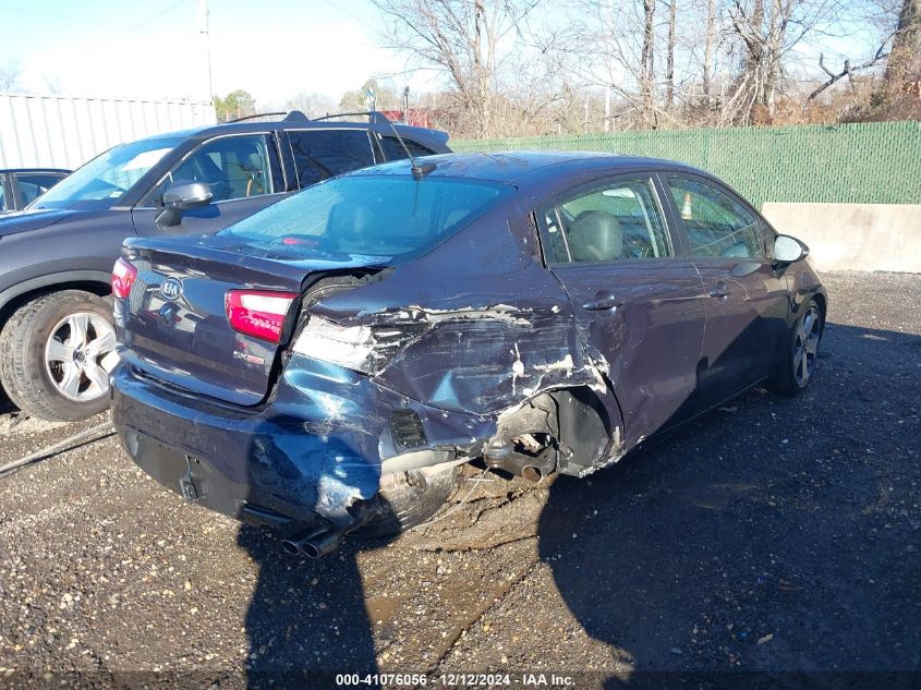 2012 Kia Rio Sx VIN: KNADN4A34C6058078 Lot: 41076056