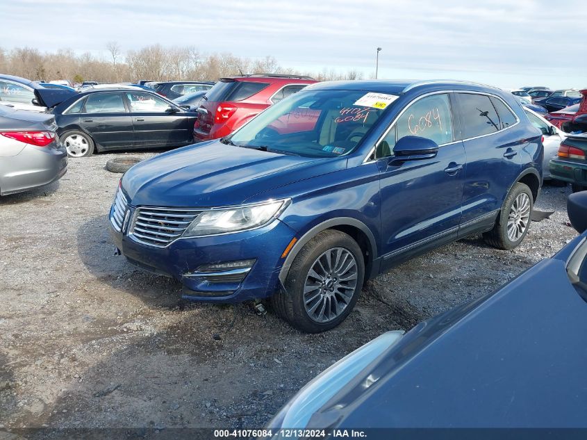 VIN 5LMTJ3DH2GUJ00365 2016 LINCOLN MKC no.2