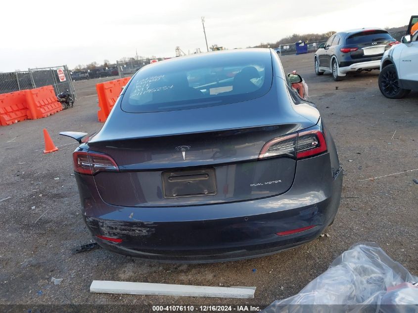 2022 Tesla Model 3 VIN: 5YJ3E1EB7NF127920 Lot: 41076110