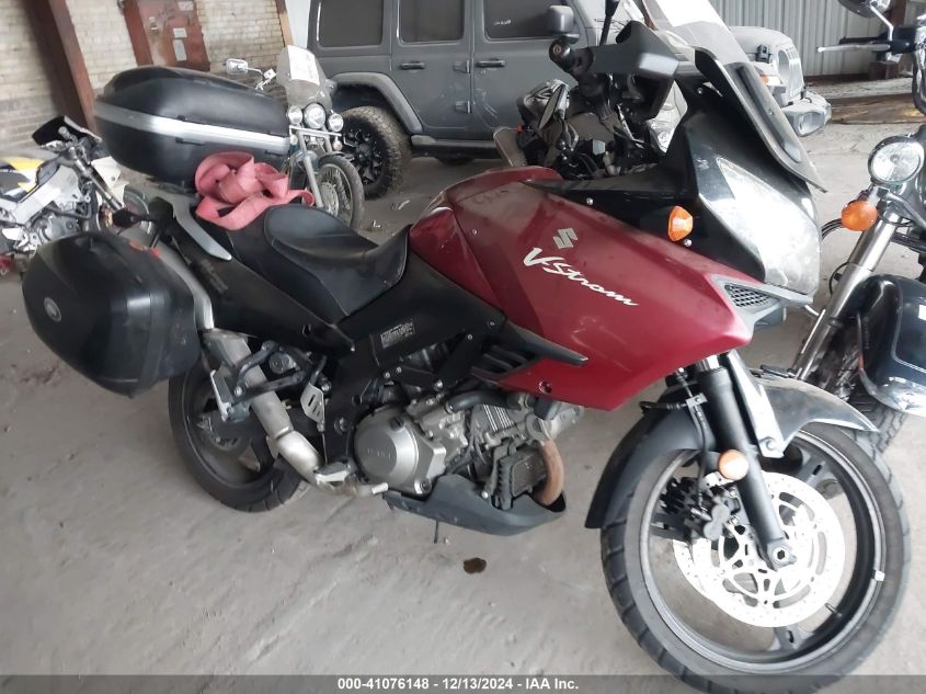 2006 Suzuki Dl1000 VIN: JS1VT53A162100081 Lot: 41076148