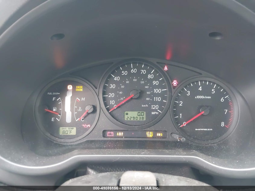 2007 Subaru Impreza 2.5I VIN: JF1GD61627H513308 Lot: 41076156