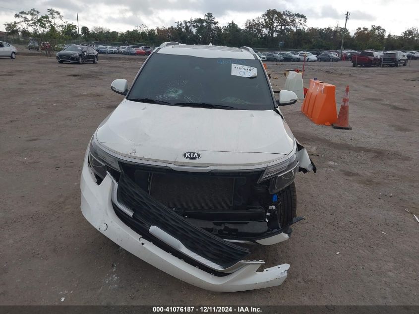 2021 Kia Seltos Ex VIN: KNDERCAAXM7122527 Lot: 41076187