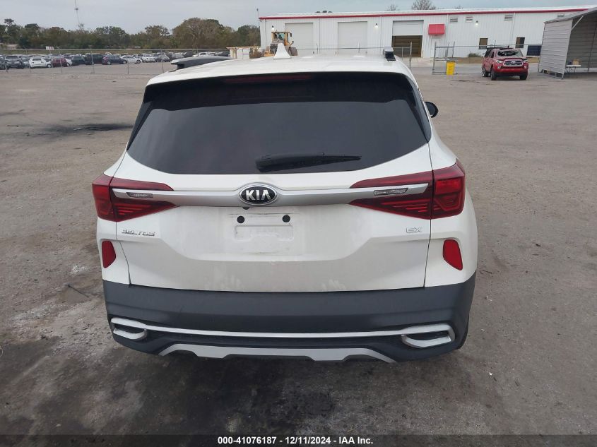 2021 Kia Seltos Ex VIN: KNDERCAAXM7122527 Lot: 41076187