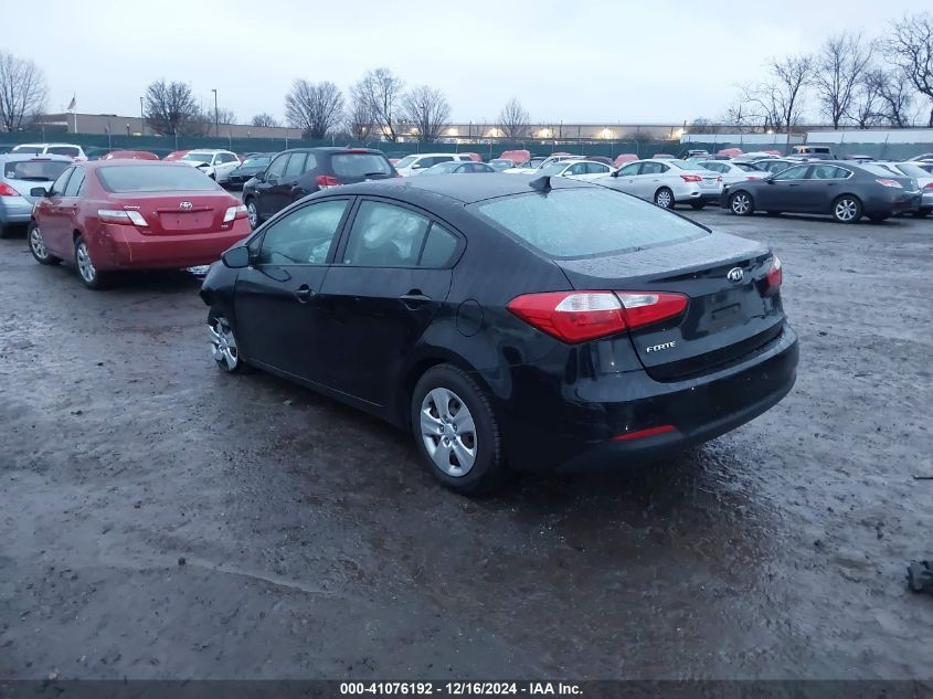 VIN KNAFK4A64F5432291 2015 KIA FORTE no.3