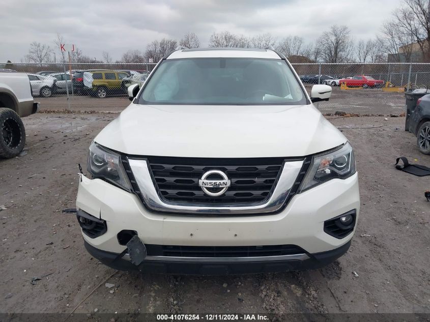 2017 Nissan Pathfinder Platinum VIN: 5N1DR2MM1HC618384 Lot: 41076254