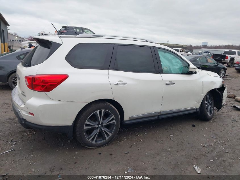 2017 Nissan Pathfinder Platinum VIN: 5N1DR2MM1HC618384 Lot: 41076254