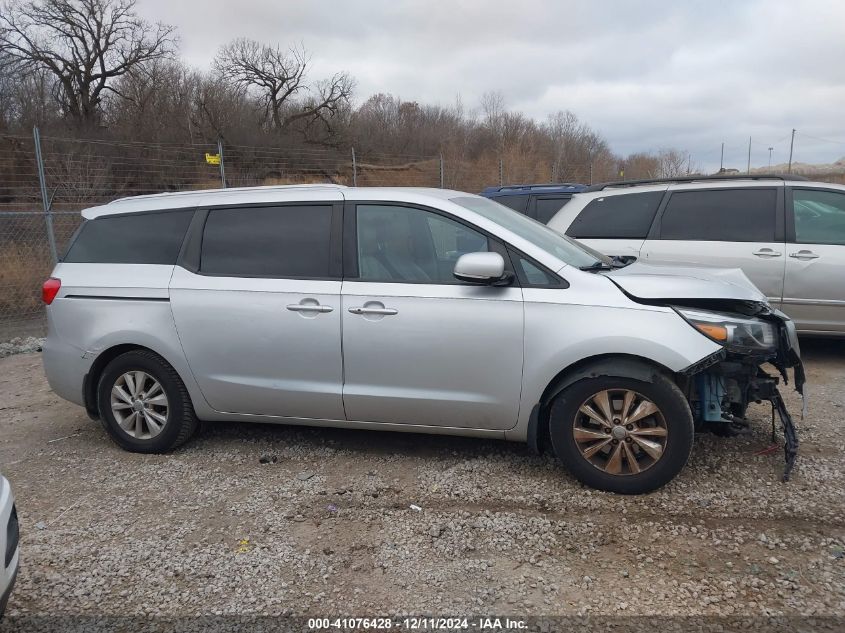 2016 Kia Sedona Lx VIN: KNDMB5C19G6212416 Lot: 41076428