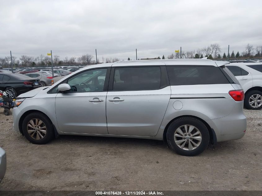 2016 Kia Sedona Lx VIN: KNDMB5C19G6212416 Lot: 41076428