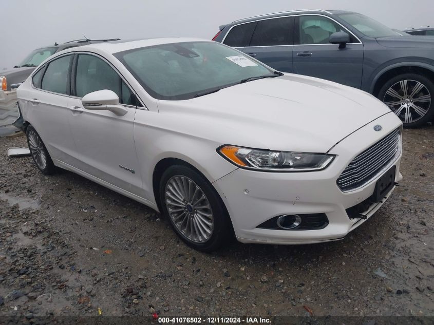 2013 FORD FUSION HYBRID